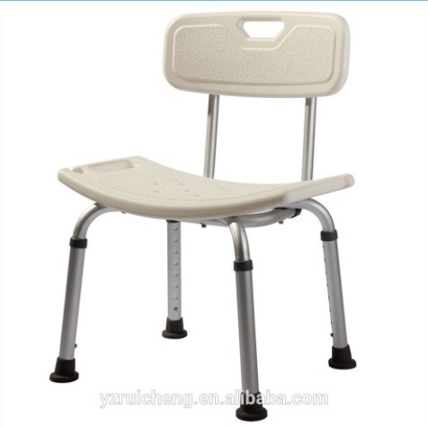Safety Adjustable Shower Chair Bath Tub with Backrest for Disabled