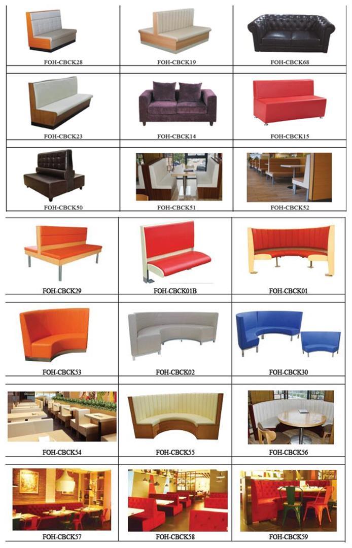 Customized Luxury Night Club Furniture, Multiple Color Night Tufted Leather or Fabrics Club Furniture