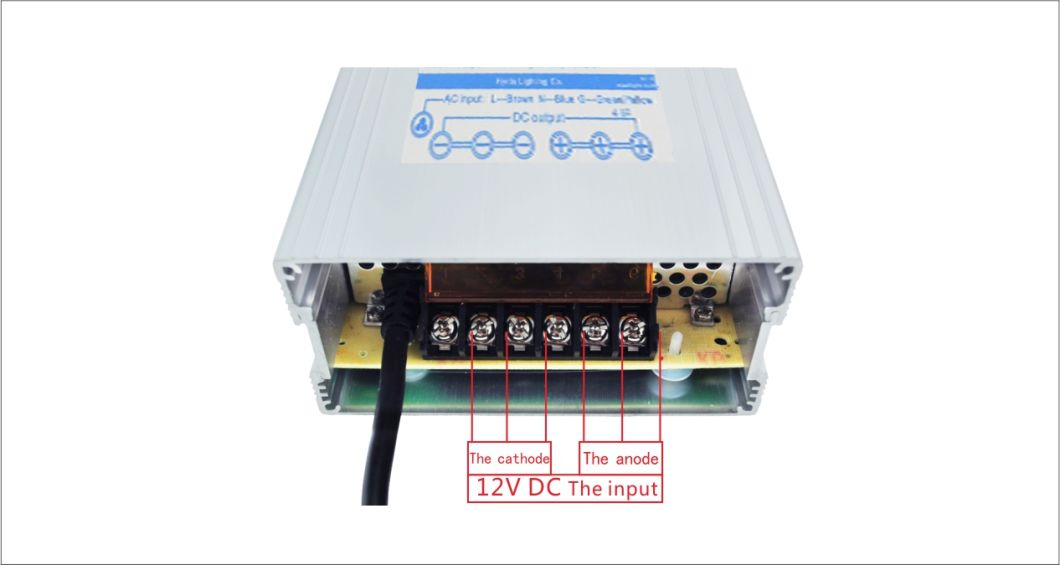 Bis Approved 300W 12V Aluminum Constant Voltage LED Power Supply