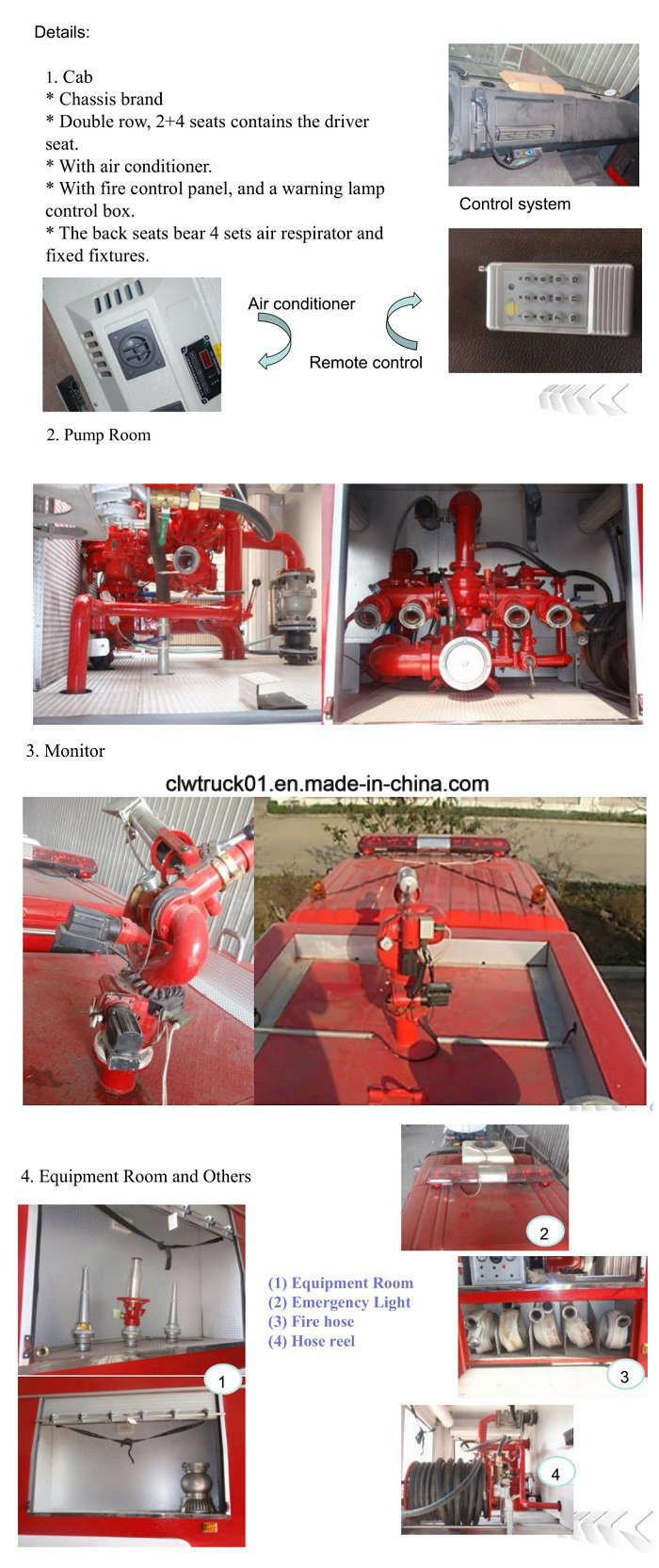 Fire Rescue Dongfeng 4X2 8cbm Water Tanker Fire Fighting Truck