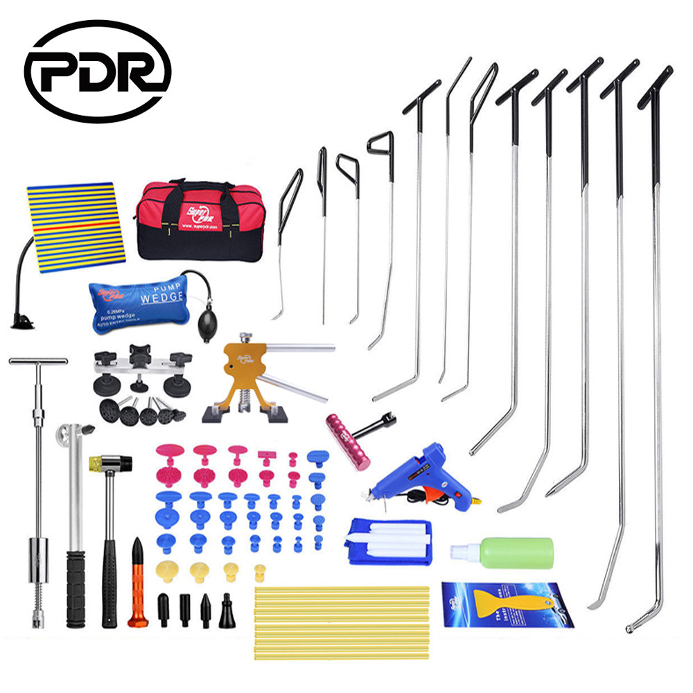 Damage Repair Car Dent Repair Hail Dent Repair Pdr Hooks Push Rods Reflector Board Tools Pdr Kits for Dent Removal