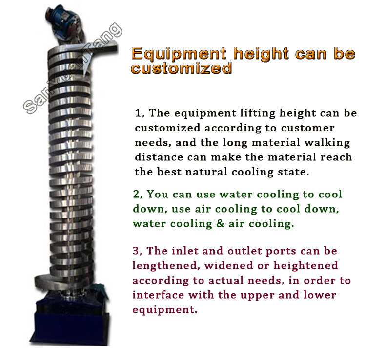 Vibrating Spiral Feeder for PP, PVC Plastic Particles