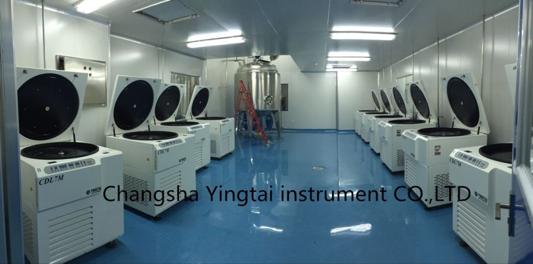 Low-Speed Large-Capacity Super Centrifuge for Blood Bank