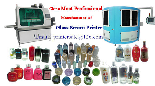 3 Color CNC Glass & Plastic Bottle Screen Printer