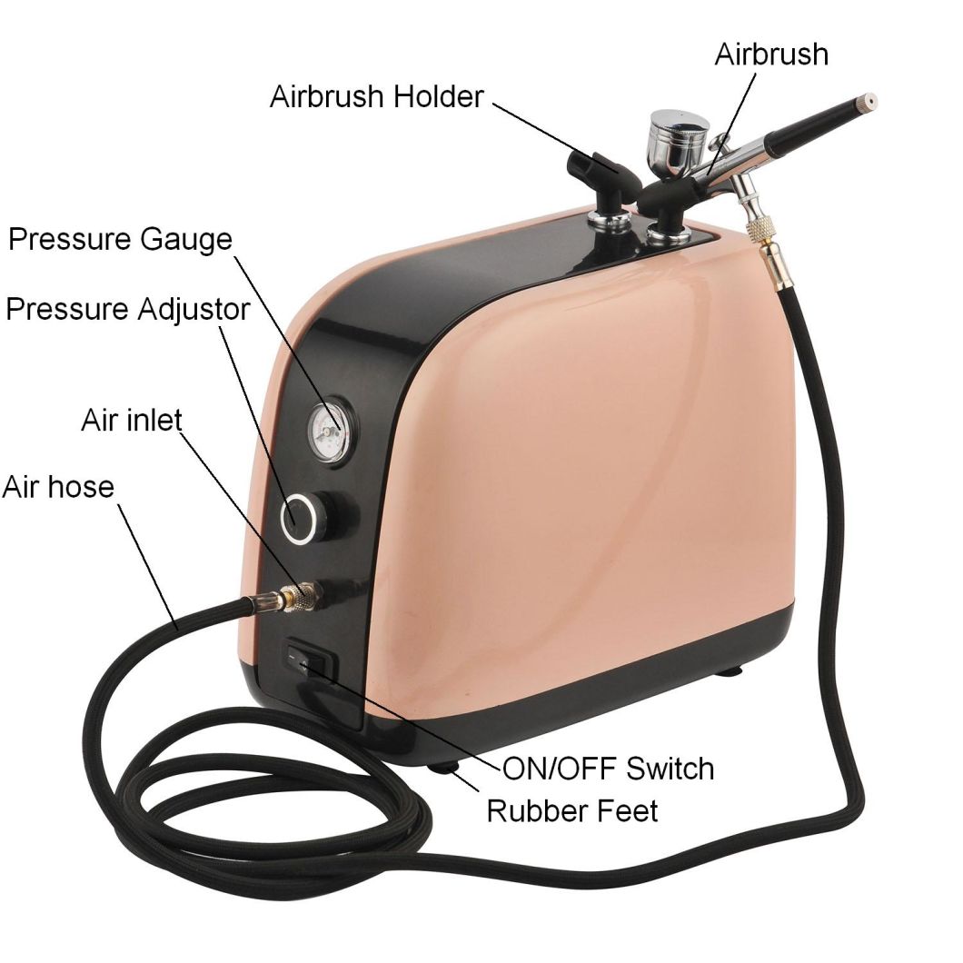 Mini Air Compressor Kit Beauty Salon Airbrush Compressor