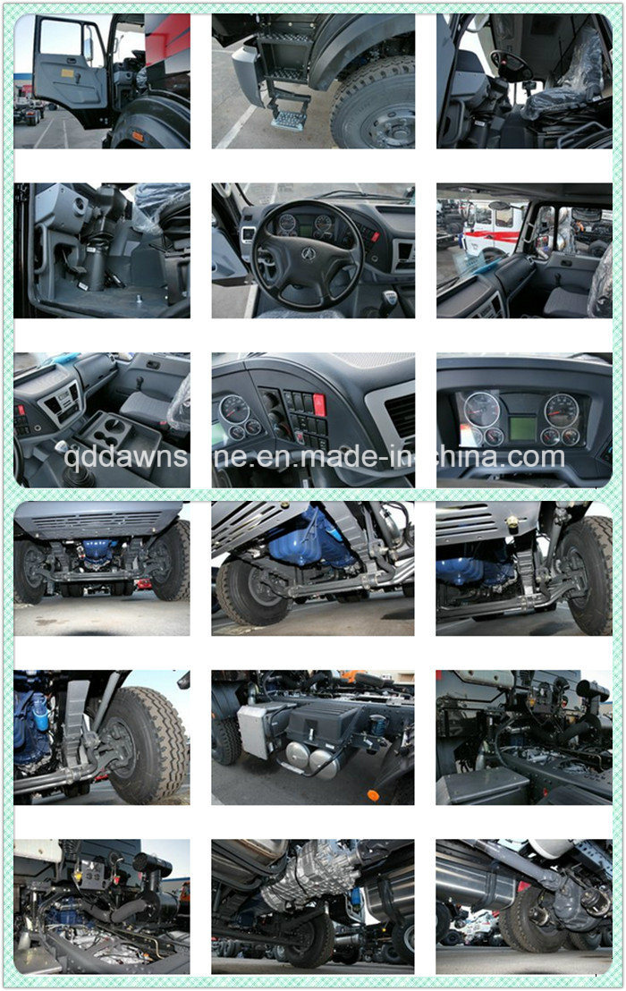 China Beiben Ng80 Benz Tech 6X4 336HP 375HP Rhd LHD Heavy Duty Tractor Truck