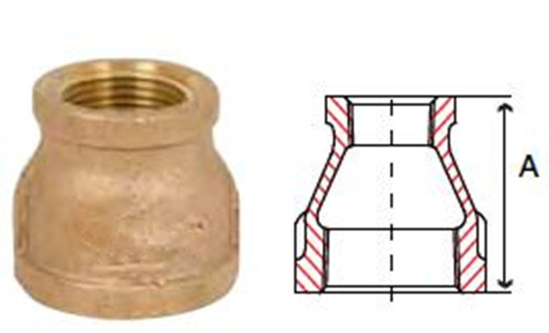 125# Threaded Bronze Reducing Coupling