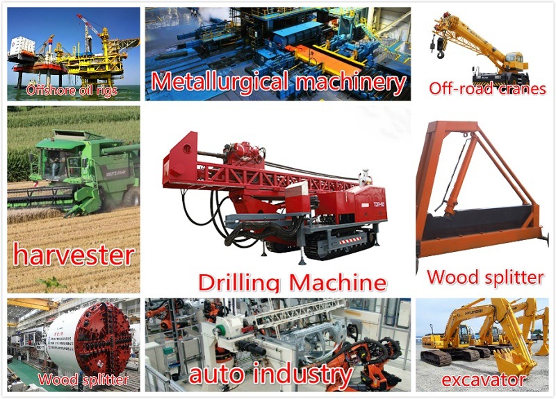 Industrial Compact Loader Engineering Machinery Lifting Double Acting Hydraulic Oil Cylinder