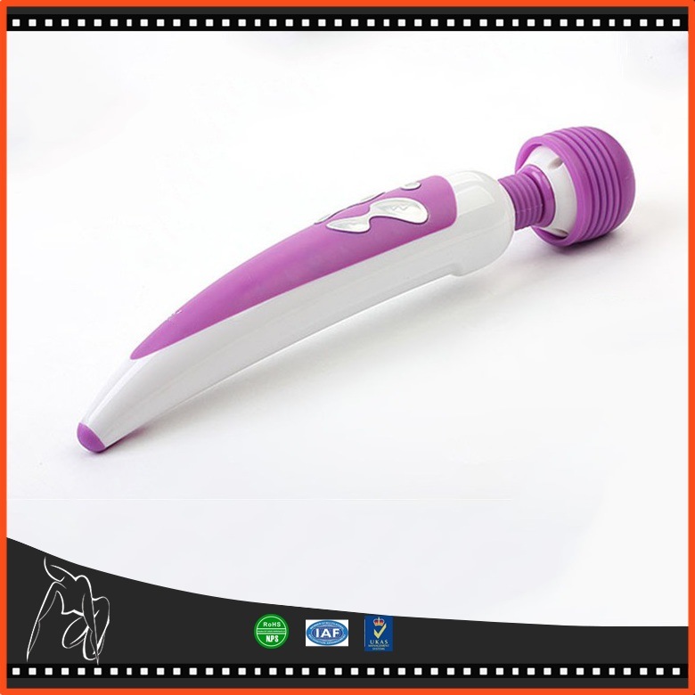 Waterproof Vibrator Super Powerful Pulse Vibration Wand Massager Female