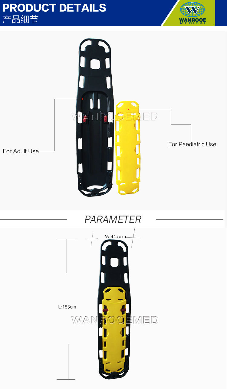 Ea-1f8 Patient Transport Stretcher Prices Portable Spine Stretcher