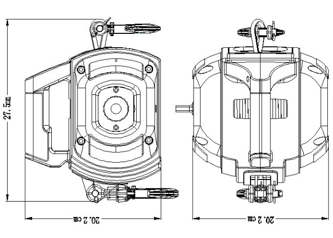 500lbs Light Weight Electric Mini Winch