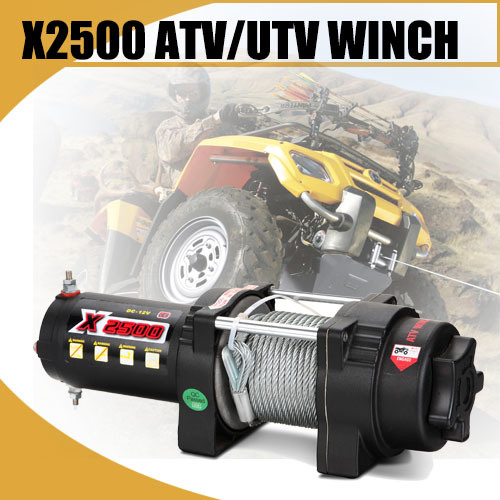 2500lbs 12V ATV Electric Winch with High Performance Motor