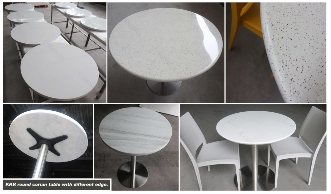 High Glossy Anti-Scratch White Round Small Coffee Table (180706)