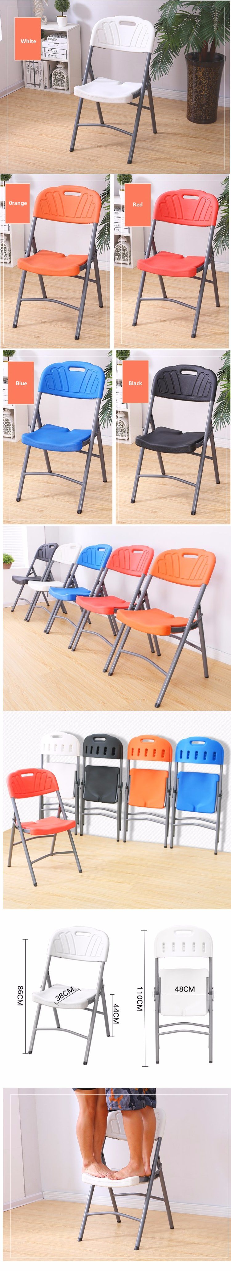 Wholesale Outdoor Metal Plastic Garden Home Folding Office Chair