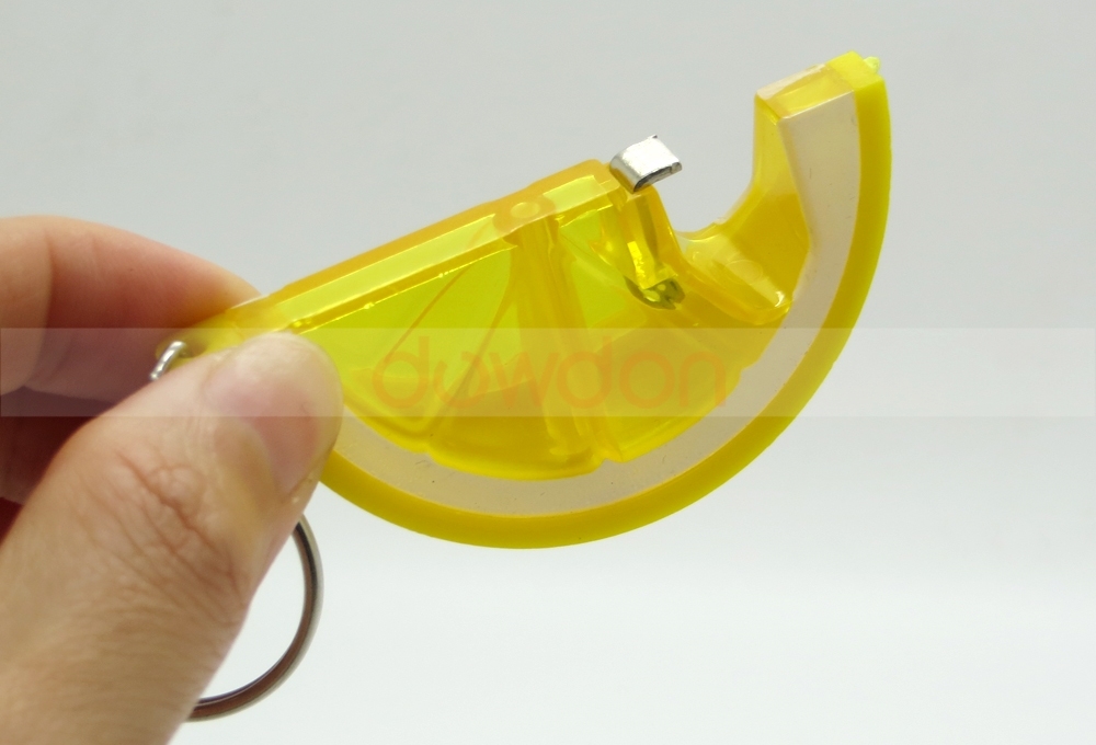 Cute Portable Lemon Style Key Chain Ring Bottle Opener