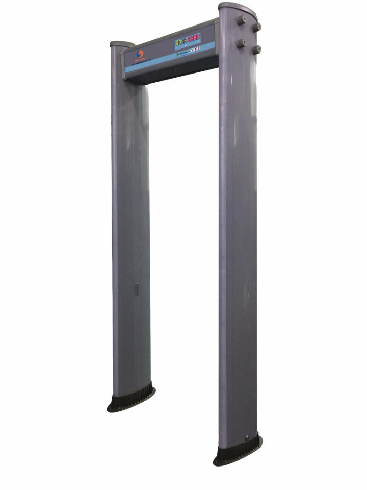 Light Weight 6 zone Waterproof IP55 Cylinder Door Frame Walk Through Metal Detector SA300E