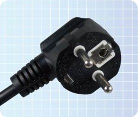Certificated Power Cord Plug for Germany and European Countries (YS-1)