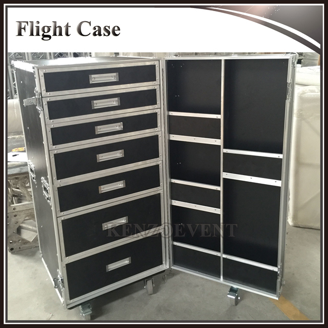 Custom Aluminum Durable Heavy Duty Flight Case with Drawers