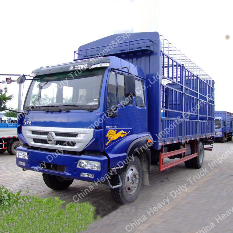 for Animal or Vegetable Transport Sinotruk 4*2 160HP Cargo Truck