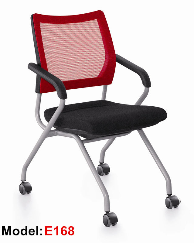 Office Mesh Meeting Chair Stacking Folding Training Chair (E168)