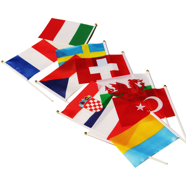 Eco-Friendly Customized Paper Material Hand Waving Flag