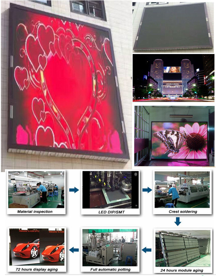 P10 Outdoor Full Color LED Module Screen Display Advertising Board
