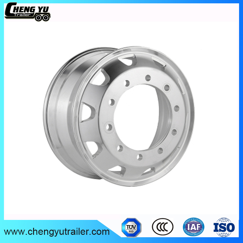 Forged Aluminum Alloy Wheel 8.25*22.5 for Tank Truck Trailer