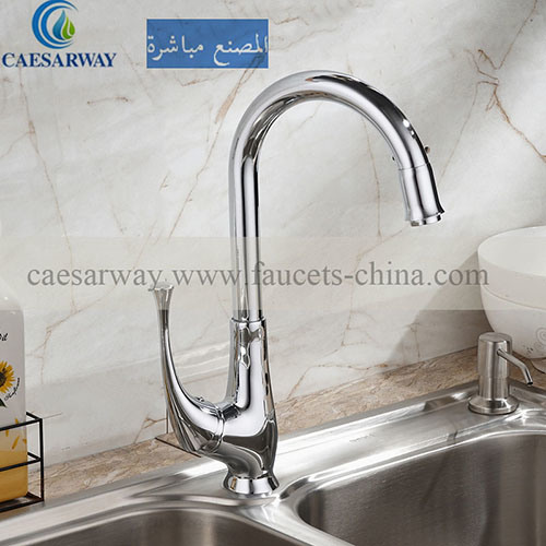 Single Lever Brass Kitchen Faucet