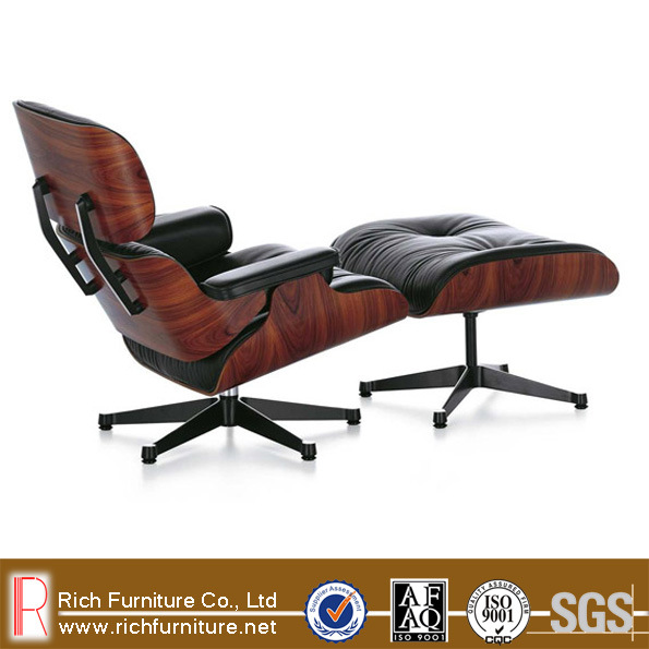 Modern Eames Chaise Lounge Leisure Leather Dining Chair