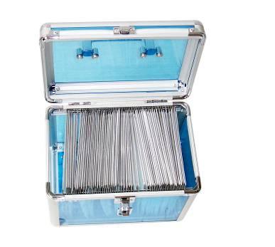 Aluminum Frame Acrylic Panel CD Case