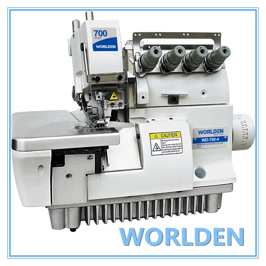 Wd-700-4h High Speed Overlock Industrial Sewing Machine for Heavy Duty