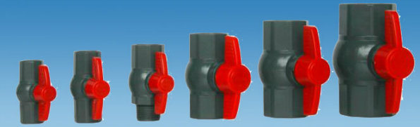 Js High Quality Plastic UPVC Ball Valve with Thread