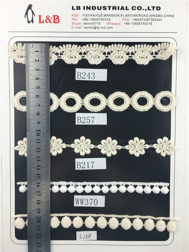 Chemical Trims Eyelet Lace Cotton