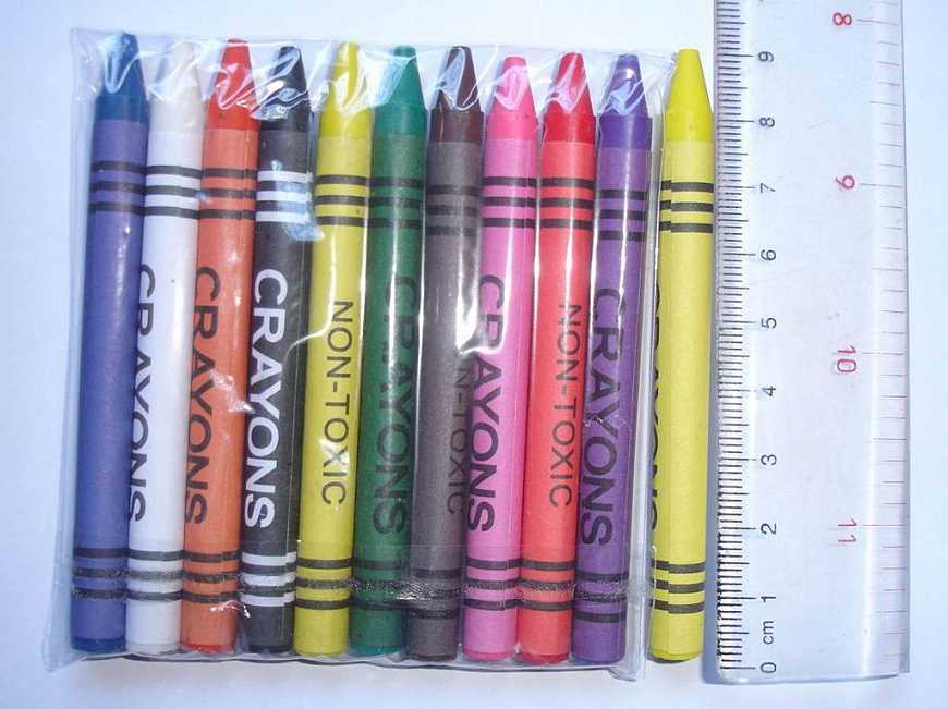 Eco Friendly 6PCS Crayon for School Students