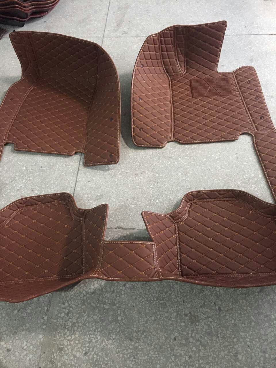 Leather 5D Car Mat for KIA/Hyundai Right Hand Driver Car