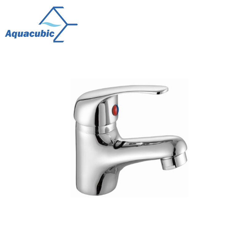New Design Polished Chrome Single Handle Basin Faucet (AF2576-6)