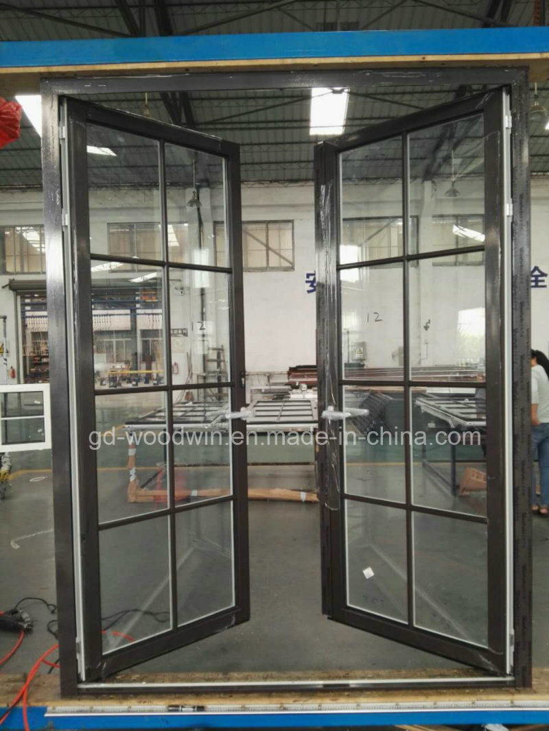 Aluminum Casement Door with Double Glazed