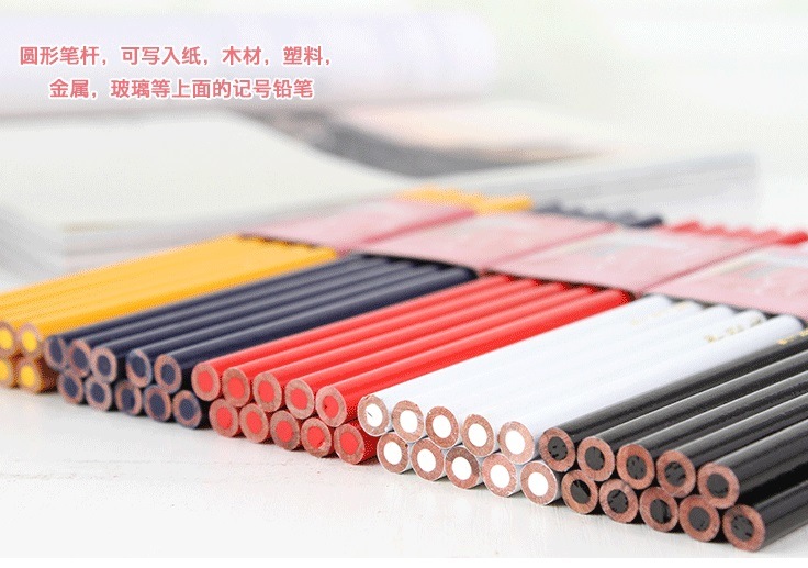Wooden Tailor's Pencil for Garment Use in Muti-Colors
