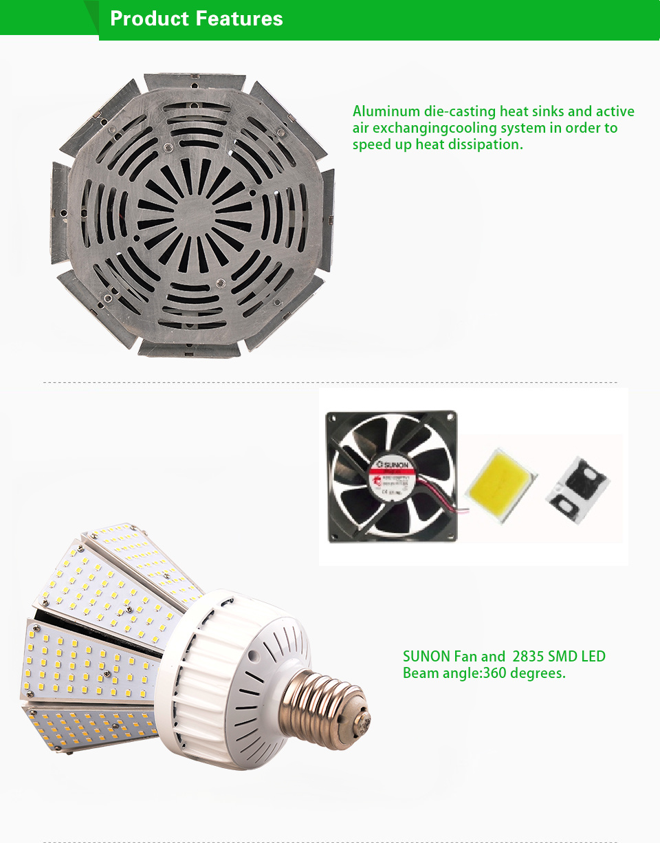 30W E39 Post Top LED Retrofit Lamps