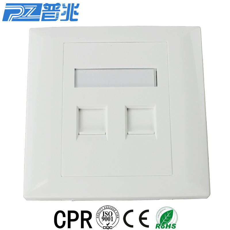 Cat5e Face Plate/Faceplate RJ45 Network Patch Cord Panel