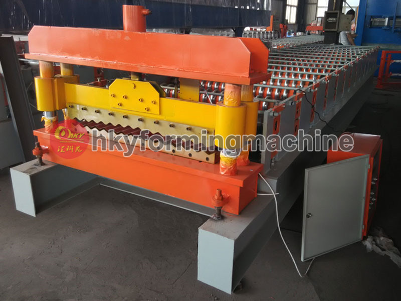 Roll Forming Machinery for Ibr and Corrugated Roof Sheet, Roofing Glazed Step Tiles Roll Forming Machine