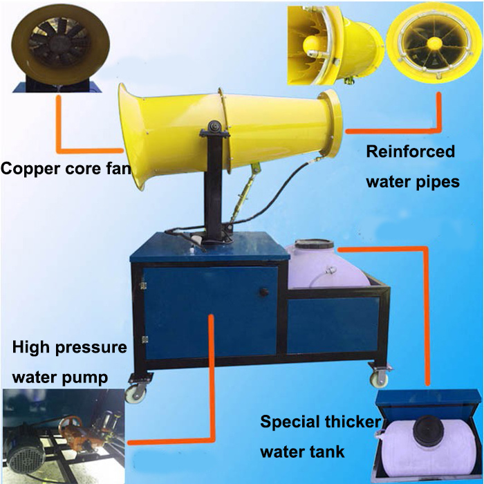 Water Fogging System for Dust Control Mist Agriculture Sprayer