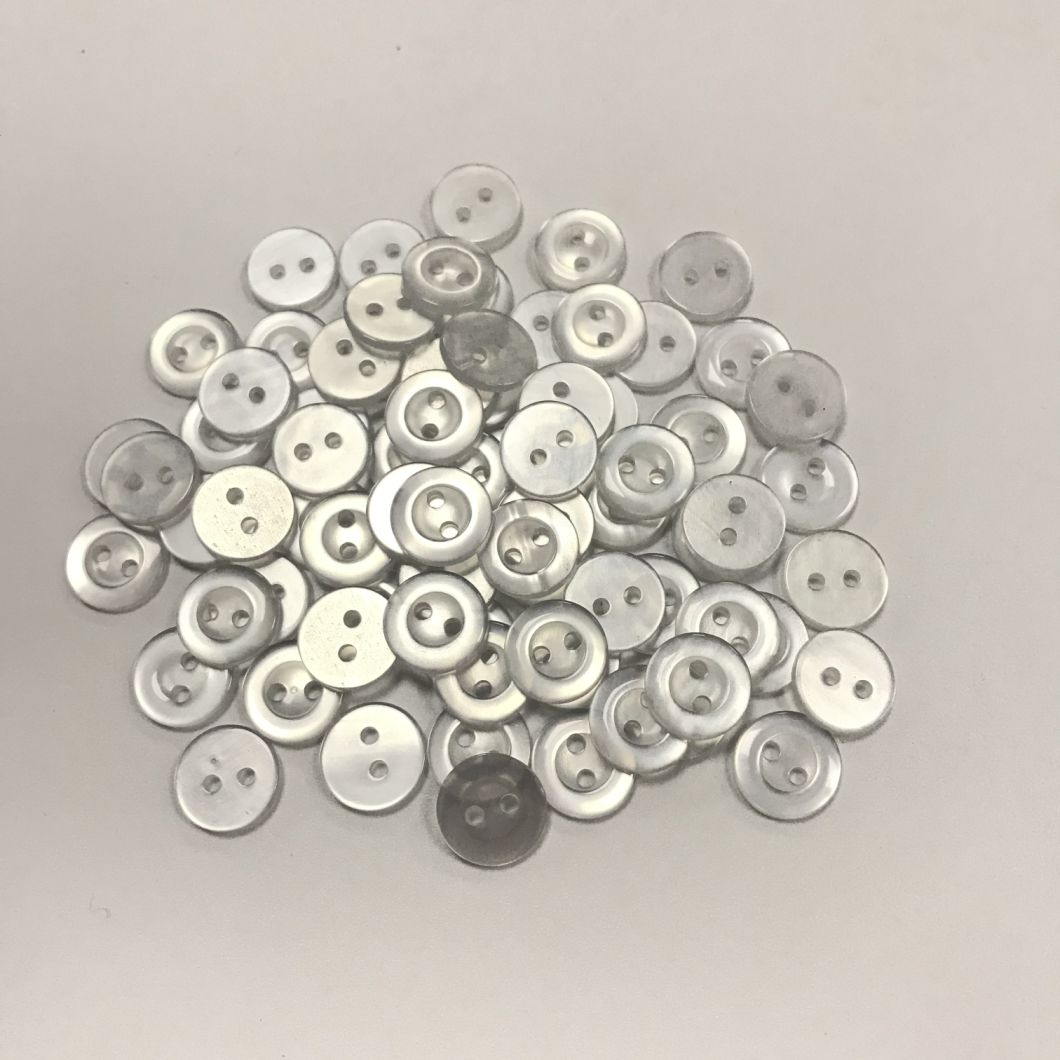Resin Sewing 2 Hole Transparent Button