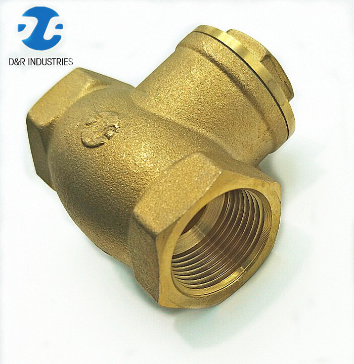 Factory Direct 1/2-2'' Brass Horizontal Non Return Check Valve