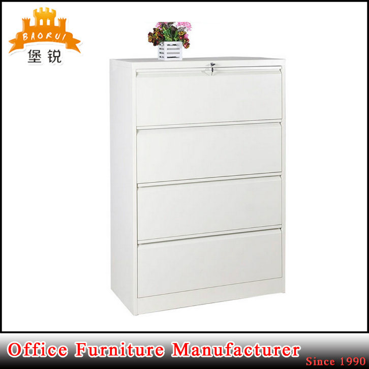 Fas-003-4D Steel Office Chest Metal Powder Coating Furniture 4 Drawers Filing Storage Cabinet