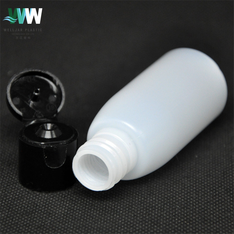 Empty Moisture Plastic Nail Polish PE Bottle with Flip Cap