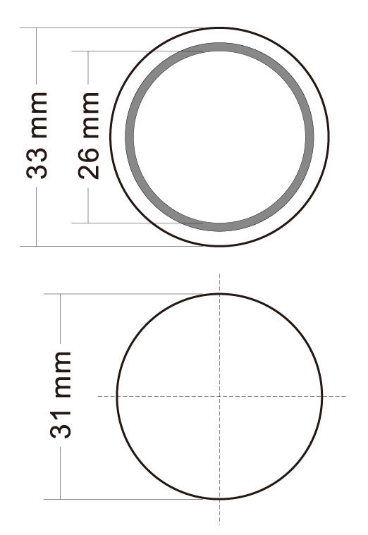 Transparent Plastic Characters with Braille Button (SN-PB410)