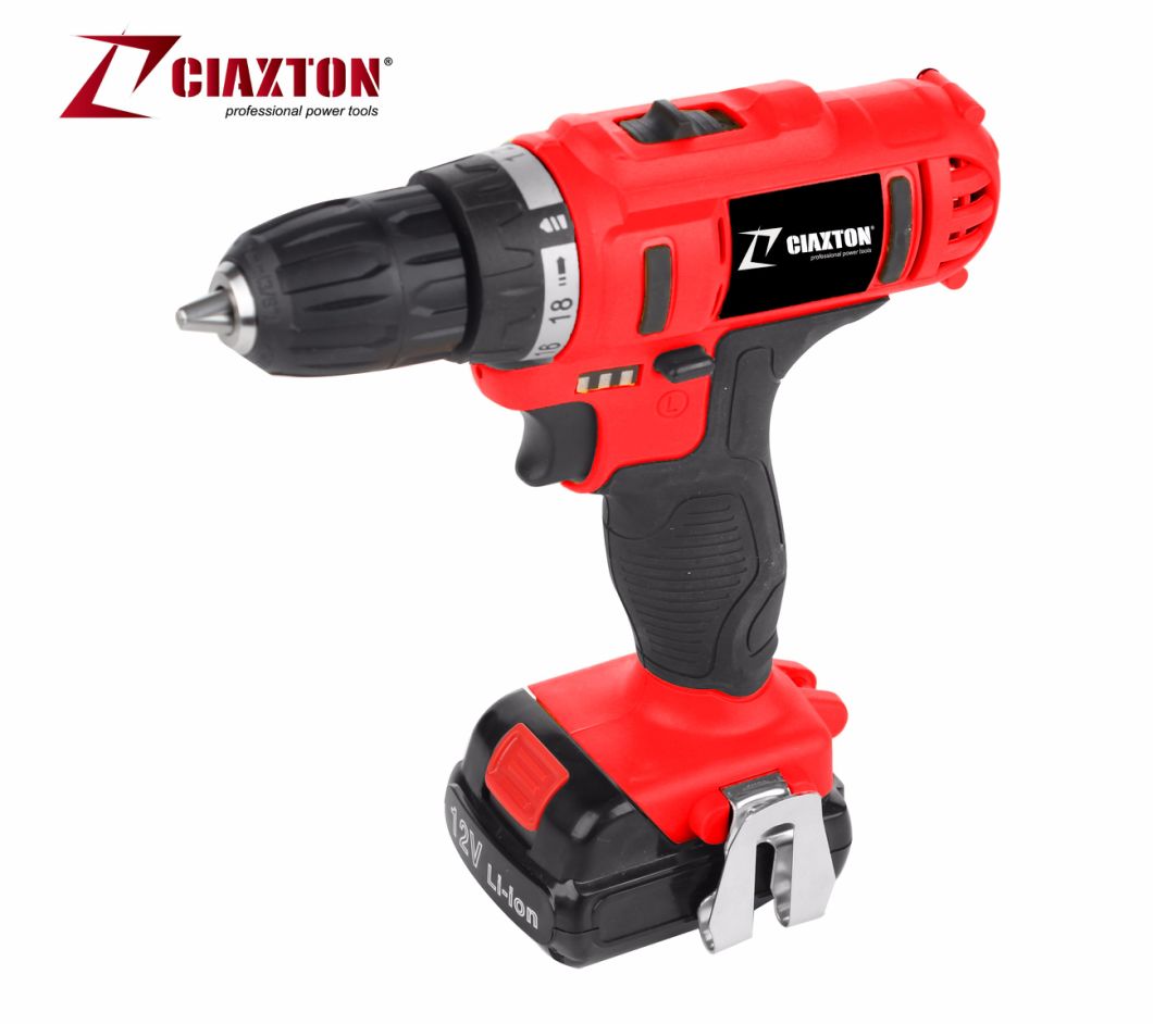 Lion- Cordless Drill/ Electric Drill/Screwdriver/10mm LED Light /Lion-Battery/Double Speed/CD5813