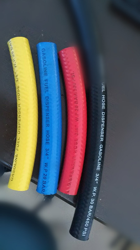 Flexible Gasoline Dispenser Hose with Steel Wire Embedded