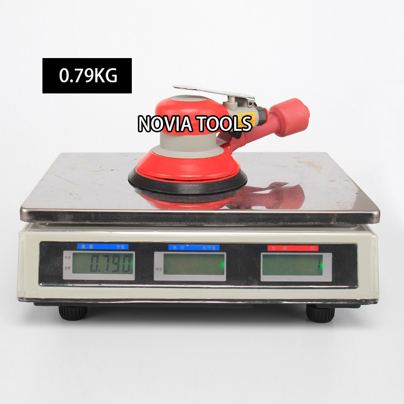 Air/Pneumatic Light Weight Plastic Motor Heavy Duty 3m Style Random Orbital Sander, 5 in/6 in Vacuum 1/8 in Orbit Nv-612V